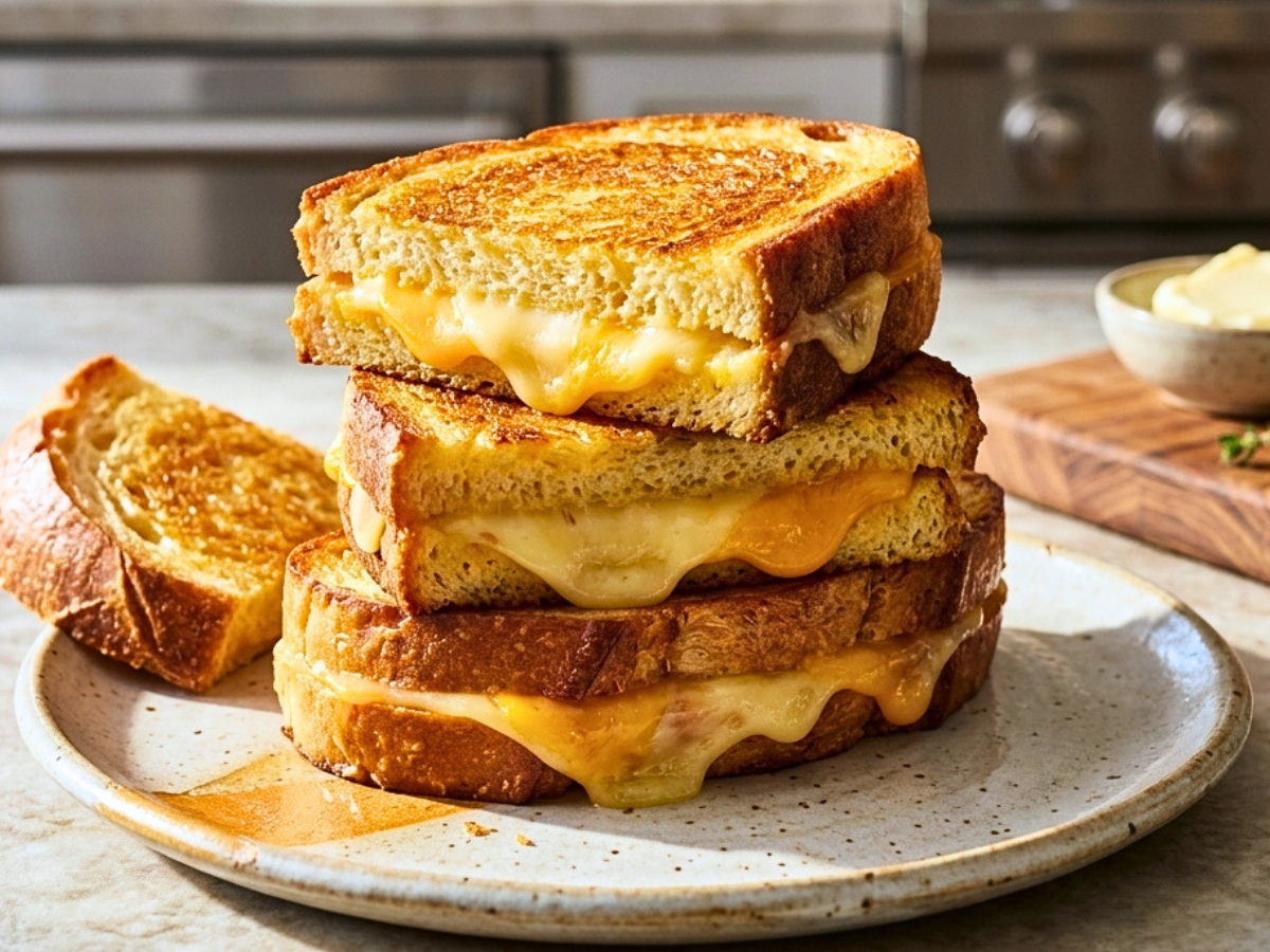 Grilled Cheese Sandwich — homemade soup from College Soups in East Indianapolis